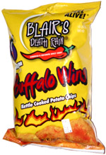 Blair's Death Rain Medium Buffalo Wing Kettle Cooked Potato Chips