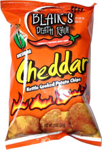 Blair's Death Rain Cheddar Kettle Cooked Potato Chips