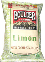 Boulder Canyon Natural Foods Limón Kettle Cooked Potato Chips