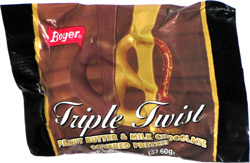 Boyer Triple Twist Peanut Butter & Milk Chocolate Covered Pretzel