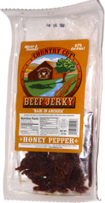 Buffalo Bills Country Cut Beef Jerky Honey Pepper