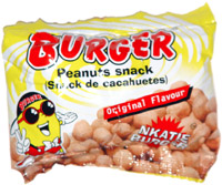 Burger Peanuts Snack