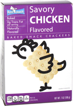 Busy Baker Savory Chicken Flavored Baked Snack Crackers