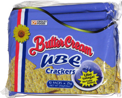 Butter Cream Ube Crackers