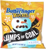 Butterfinger Bites Lumps of Coal