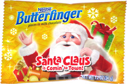 Butterfinger Santa Claus is Comin' to Town