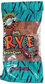 Crunchy Bread Chips Salty Rye Snack Chips