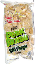 Carolina Country Snacks Fried Pork Rinds Salt & Vinegar