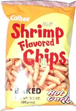 Calbee Hot Garlic Shrimp Flavored Baked Chips