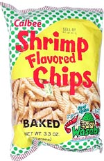 Calbee Wasabi Shrimp Flavored Baked Chips