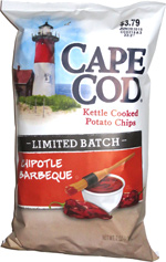 Cape Cod Kettle Cooked Potato Chips Limited Batch Chipotle Barbeque