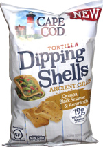 Cape Cod Tortilla Dipping Shells Ancient Grain Quinoa, Black Sesame & Amaranth