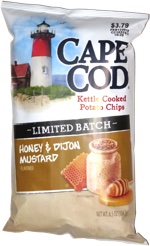 Cape Cod Kettle Cooked Potato Chips Limited Batch Honey & Dijon Mustard