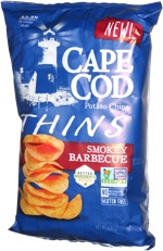 Cape Cod Potato Chips Thins Smokey Barbecue