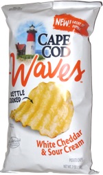 Cape Cod Waves Kettle Cooked White Cheddar & Sour Cream