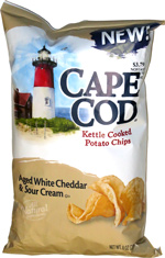 Cape Cod Kettle Cooked Potato Chips Aged White Cheddar & Sour Cream