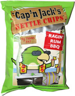 Cap'n Jack's Kettle Chips Ragin' Rum BBQ