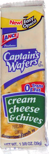 Captain's Wafers Cream Cheese & Chives