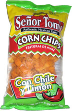 Señor Tom's Con Chile y Limon Corn Chips