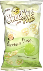 CheeCha Potato Puffs Luscious Lime