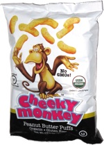 Cheeky Monkey Peanut Butter Puffs