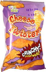 Cheese Twisters Crunchy! Cheese Twists!