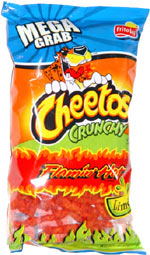 Cheetos Flamin Hot Limon Crunchy