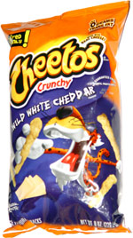 Cheetos Crunchy Wild White Cheddar