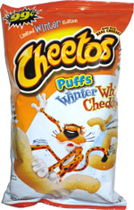 Cheetos Puffs Winter White Cheddar