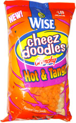 Wise Cheez Doodles Crunchy Hot & Tangy