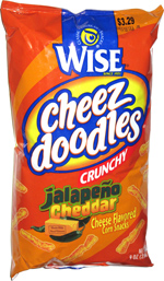 Wise Cheez Doodles Crunchy Jalapeño Cheddar