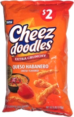 Cheez Doodles Extra Crunchy Queso Habanero