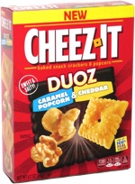 Cheez-It Duoz Caramel Popcorn & Cheddar