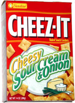 Cheez-It Cheesy Sour Cream & Onion Baked Snack Crackers