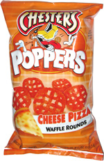 Chester's Poppers Cheese Pizza Waffle Rounds