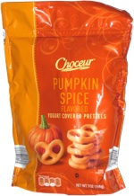 Choceur Pumpkin Spice Flavored Yogurt Covered Pretzels