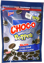 Choc-o Poppers Bite-Size Creme Filled Chocolate Cookies