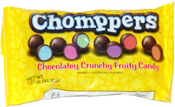 Chomppers Chocolatey Crunchy Fruity Candy