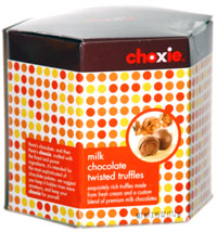Choxie Milk Chocolate Twisted Truffles