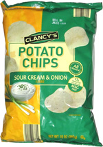 Clancy's Potato Chips Sour Cream & Onion