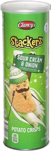 Clancy's Stackerz Sour Cream & Onion Potato Crisps