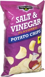 Clover Valley Salt & Vinegar Potato Chips