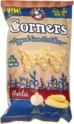 Corners Popped Corn Tortillas Garlic