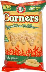 Corners Popped Corn Tortillas Jalapeno