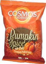 Cosmos Creations Pumpkin Spice Premium Puffed Corn