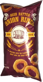 Beer Batter Onion Rings Corn Snack