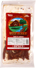 Buffalo Bills Country Cut Beef Jerky Spicy
