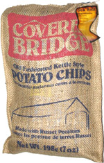 Covered Bridge Old Fashioned Kettle Style Potato Chips Sea Salt