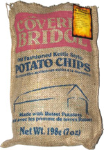 Covered Bridge Old Fashioned Kettle Style Potato Chips Sea Salt & Vinegar