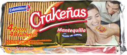 Crakeñas Mantequilla Con Aceite de Canola